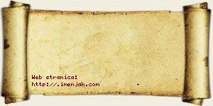 Janko Trebovac vizit kartica